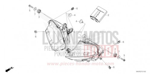 PROJECTEUR CBR1000STR de 2024